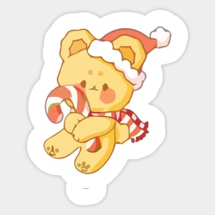 gingerbread bear Sticker